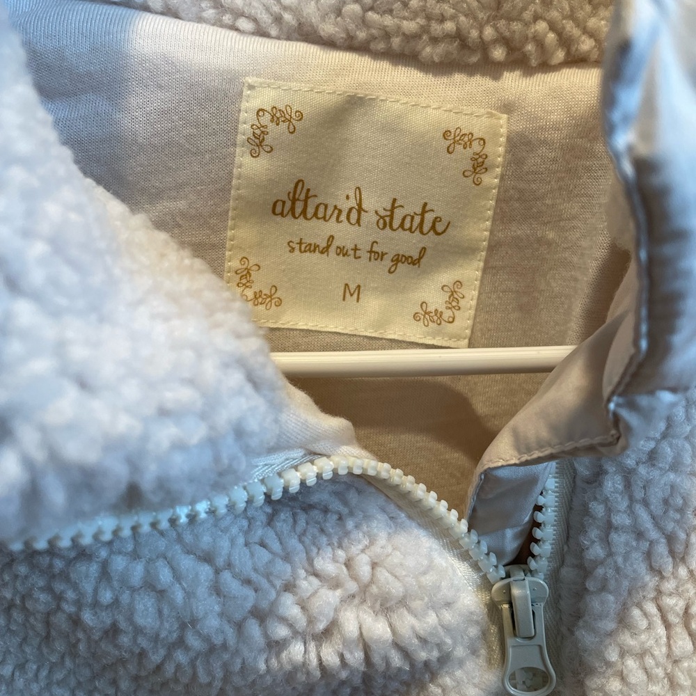 Ivory Sherpa Jacket - Picture 6 of 8